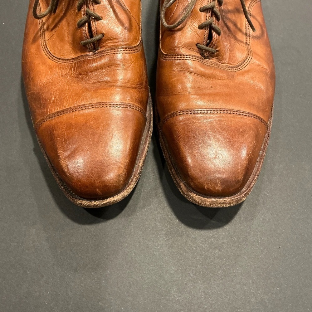 Allen Edmonds Park Avenue Brown Cap Toe Oxford Dress Shoes Men’s 12 - Picture 3 of 13